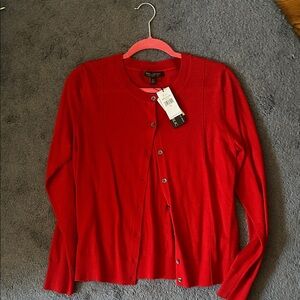Banana Republic Vibrant Red Cardigan